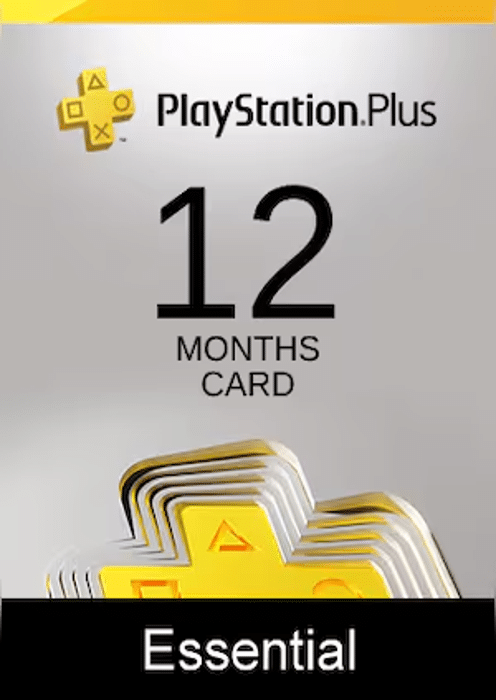 Playstation plus essential 12 months poster