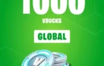 Fortnite V-Bucks 1,000 gift card poster
