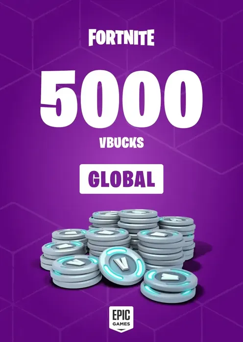 Fortnite V-Bucks 5,000 gift card poster