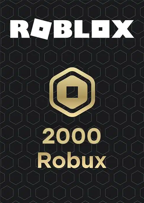 Roblox Gift Card - 2000 Robux poster
