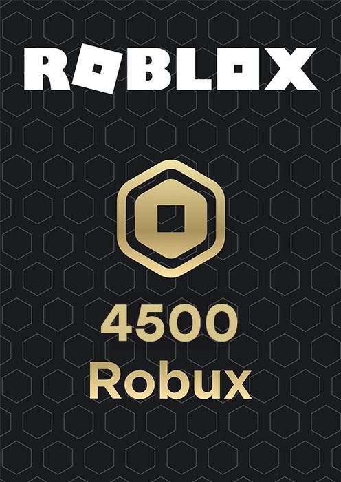 Roblox Gift Card - 4500 Robux poster